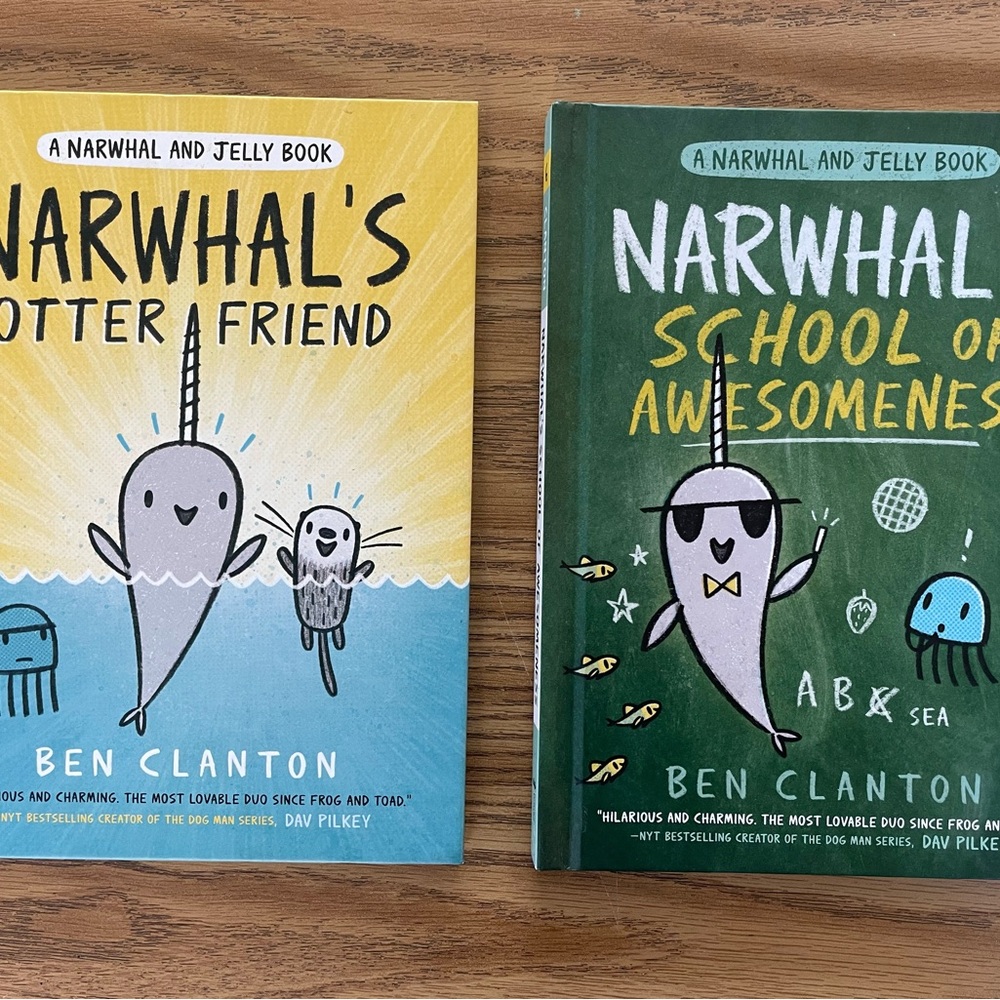 Narwhal and Jelly Book Set